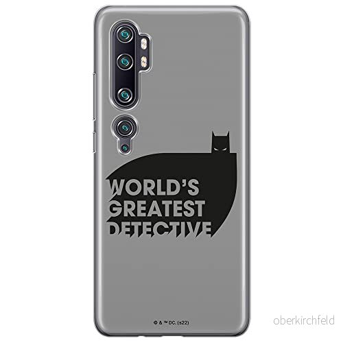 ERT GROUP mobiltelefonfodral för Xiaomi MI NOTE 10 / PRO originalt och officiellt licensierat DC mönster Batman 051 anpassad till formen på mobiltelefonen, fodral tillverkad av TPU plast 5905131541475
