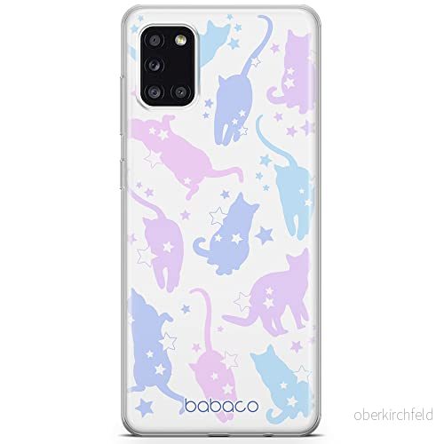 ERT GROUP mobiltelefonfodral för Samsung A31 originalt och officiellt licensierat Babaco mönster Cats 016 optimalt anpassad till formen på mobiltelefonen, fodral tillverkad av TPU plast 5905131099099