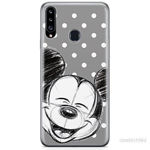 ERT GROUP mobiltelefonfodral för Samsung A20S originalt och officiellt licensierat Disney mönster Mickey 010 optimalt anpassad till formen på mobiltelefonen, fodral tillverkad av TPU plast 5904805435614