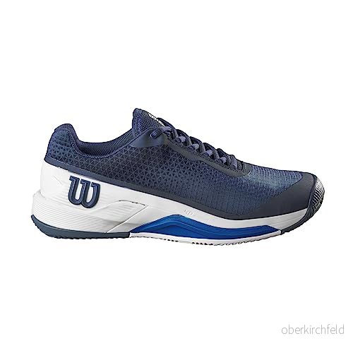 Wilson Rush Pro 4.0 Clay, Tennis sneakers för män, Navy Blazer White Lapis Blue, 46.5 EU 97512673495