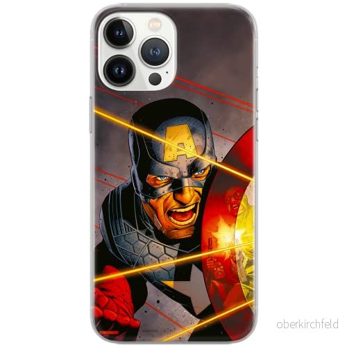 ERT GROUP mobiltelefonfodral för Samsung S9 PLUS originalt och officiellt licensierat Marvel mönster Captain America 007 Vit anpassad till formen på mobiltelefonen, fodral tillverkad av TPU plast 5902980010176
