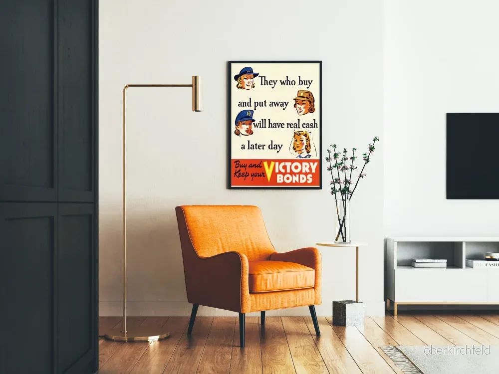 Vintage kampanjposter för Vinstkuponger - Bild 2