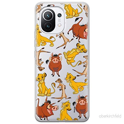 ERT GROUP mobiltelefonfodral för Xiaomi 11 originalt och officiellt licensierat Disney mönster Simba & Friends 010 optimalt anpassad till formen på mobiltelefonen, gedeeltelijk transparant 5905131792440
