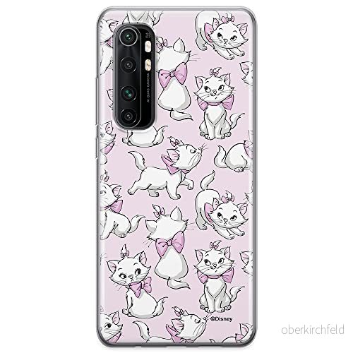 ERT GROUP mobiltelefonfodral för Xiaomi MI NOTE 10 Lite originalt och officiellt licensierat Disney mönster Marie 003 optimalt anpassad till formen på mobiltelefonen, fodral tillverkad av TPU plast 5904805586538