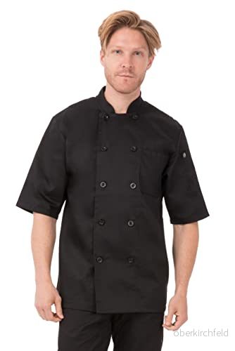 Chef Works Unisex Chambery Coat, Svart, Medium 678544232623