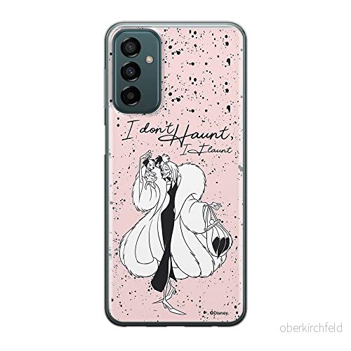 ERT GROUP mobiltelefonfodral för Samsung M13 4G/M23 5G/F23 originalt och officiellt licensierat Disney mönster Cruella & Puppy 001, fodral tillverkad av TPU plast 5905511375553
