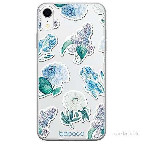 ERT GROUP mobiltelefonfodral för Iphone XR originalt och officiellt licensierat Babaco mönster Flowers 029 optimalt anpassad till formen på mobiltelefonen, gedeeltelijk transparant 5905131273130
