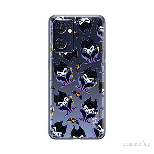 ERT GROUP mobiltelefonfodral för Oppo RENO 7 5G originalt och officiellt licensierat Disney mönster Maleficent 004 optimalt anpassad till formen på mobiltelefonen, gedeeltelijk transparant 5905511316921