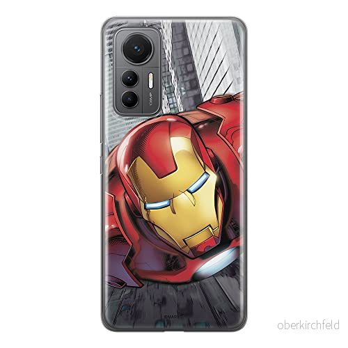 ERT GROUP mobiltelefonfodral för Xiaomi 12 LITE originalt och officiellt licensierat Marvel mönster Iron Man 008 optimalt anpassad till formen på mobiltelefonen, fodral tillverkad av TPU plast 5905511503277