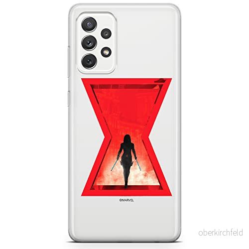 ERT GROUP mobiltelefonfodral för Samsung A33 5G originalt och officiellt licensierat Marvel mönster Black Widow 009 optimalt anpassad till formen på mobiltelefonen, gedeeltelijk transparant 5904805344121