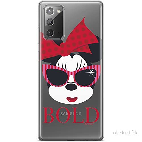 ERT GROUP mobiltelefonfodral för Samsung GALAXY NOTE 20 originalt och officiellt licensierat Disney mönster Minnie 045 optimalt anpassad till formen på mobiltelefonen, gedeeltelijk transparant 5903040450222