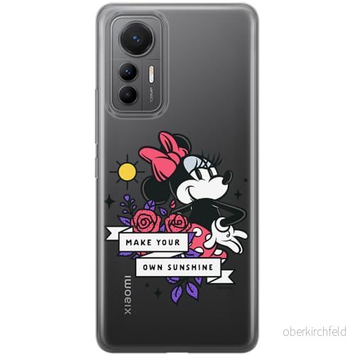 ERT GROUP mobiltelefonfodral för Xiaomi 12 LITE originalt och officiellt licensierat Disney mönster Minnie 073 optimalt anpassad till formen på mobiltelefonen, gedeeltelijk transparant 5905795025113