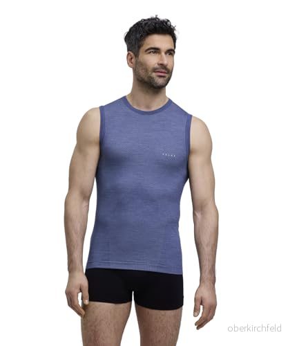FALKE herr wool Tech Light funktionell undertröja Singlet för varma och kalla temperaturer funktionella underkläder ventilerande klimatreglerande lukthämmande ull funktionellt material 1 styck 4043874791915
