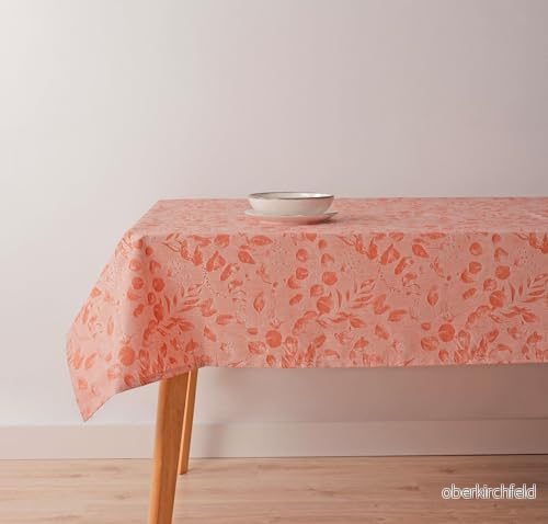 BELUM Jacquard fläckbeständig bordsduk storlek 240 x 155 cm extra mjuk känsla vattenkokare färg vävd duk 70% bomull 30% polyester modell 32010D2 8434563248685