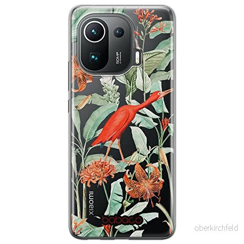 ERT GROUP mobiltelefonfodral för Xiaomi MI 11 PRO originalt och officiellt licensierat Babaco mönster Flowers 049 optimalt anpassad till formen på mobiltelefonen, gedeeltelijk transparant 5905131343314