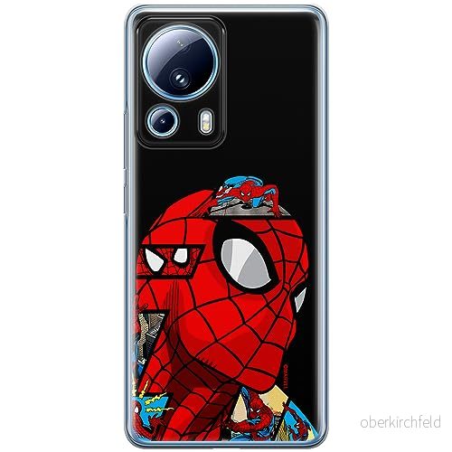 ERT GROUP mobiltelefonfodral för Xiaomi 13 LITE/CIVI 2 originalt och officiellt licensierat Marvel mönster Spider Man 042 anpassad till formen på mobiltelefonen, fodral tillverkad av TPU plast 5905795018948