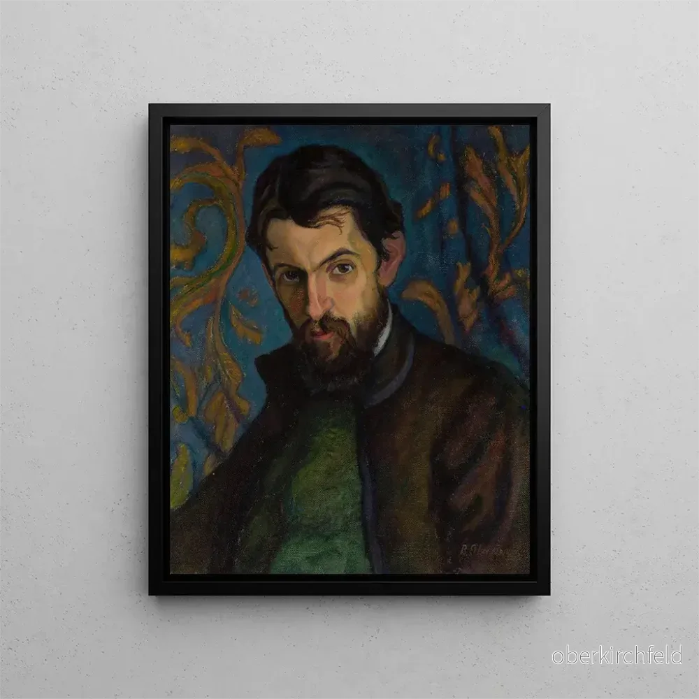 Målning Portrait av en man - Alina Bondy-Glassowa | Konsttryck
