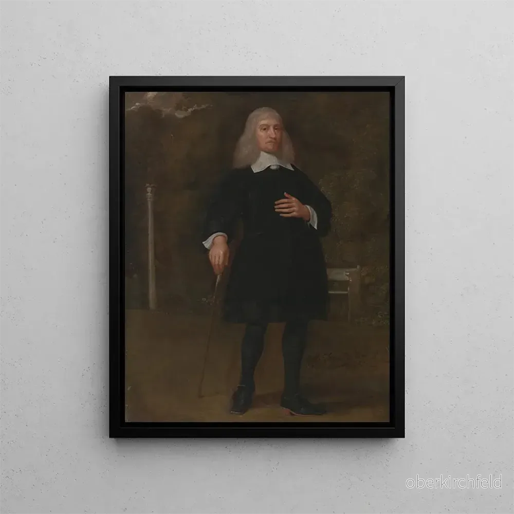 Målning Colonel Alexander Popham de Littlecote Wiltshire – Abraham Staphorst