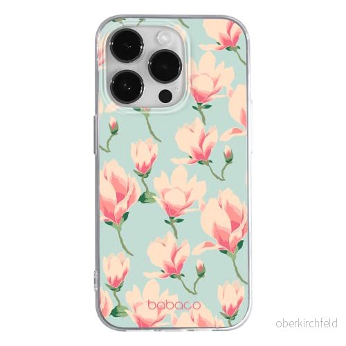 ERT GROUP mobiltelefonfodral för Apple Iphone 14 PRO MAX originalt och officiellt licensierat Babaco mönster Flowers 016 optimalt anpassad till formen på mobiltelefonen, fodral tillverkad av TPU plast 5905131931276