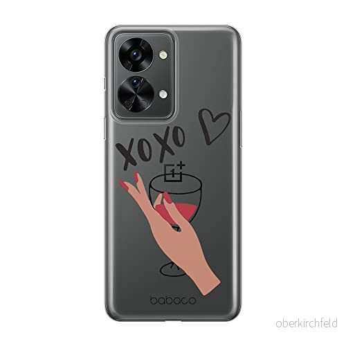 ERT GROUP mobiltelefonfodral för Oneplus NORD 2T 5G originalt och officiellt licensierat Babaco mönster XOXO 001 optimalt anpassad till formen på mobiltelefonen, gedeeltelijk transparant 5905511271947