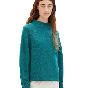 TOM TAILOR Damtröja, 32402 Ever Green Melange, L 4067261188683 TOM TAILOR Damtröja, 32402 Ever Green Melange, L 4067261188683