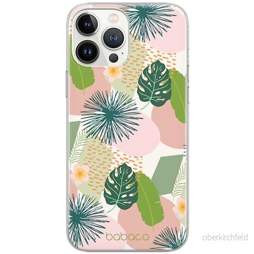 ERT GROUP mobiltelefonfodral för Apple Iphone 13 PRO originalt och officiellt licensierat Babaco mönster Plants 012 optimalt anpassad till formen på mobiltelefonen, fodral tillverkad av TPU plast 5903932861266