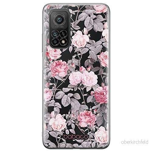 ERT GROUP mobiltelefonfodral för Xiaomi REDMI NOTE 9T originalt och officiellt licensierat Babaco mönster Flowers 054 optimalt anpassad till formen på mobiltelefonen, gedeeltelijk transparant 5905131355294