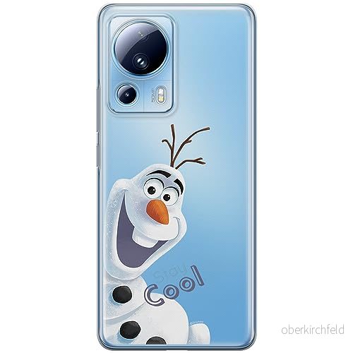 ERT GROUP mobiltelefonfodral för Xiaomi 13 LITE/CIVI 2 originalt och officiellt licensierat Disney mönster Olaf 001 optimalt anpassad till formen på mobiltelefonen, gedeeltelijk transparant 5905511931612