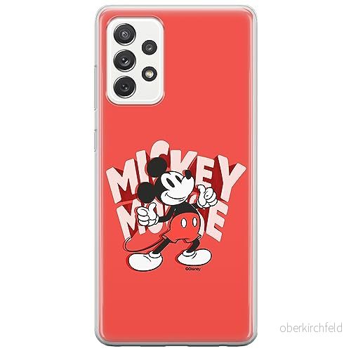 ERT GROUP mobiltelefonfodral för Samsung A52 5G / LTE 4G A52S originalt och officiellt licensierat Disney mönster Mickey 044, fodral tillverkad av TPU plast 5905511992798