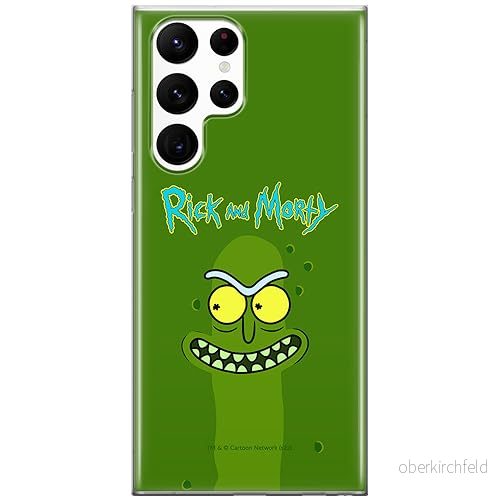 ERT GROUP mobiltelefonfodral för Samsung S22 ULTRA originalt och officiellt licensierat Rick and Morty mönster & 025, fodral tillverkad av TPU plast 5905511153960