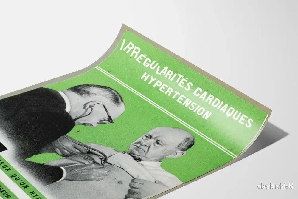 Vintageposter Tensol: Högt blodtryck och hjärtarytmier - Bild 3