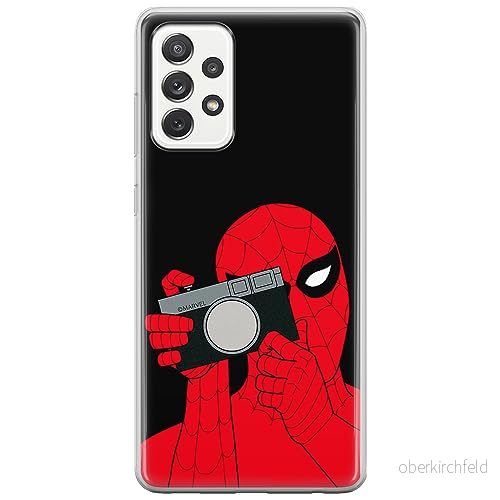 ERT GROUP mobiltelefonfodral för Samsung A52 5G / LTE 4G A52S originalt och officiellt licensierat Marvel mönster Spider Man 026, fodral tillverkad av TPU plast 5905795003104
