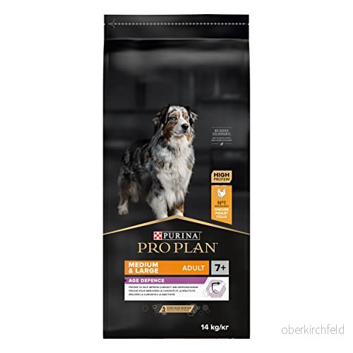 Medium and Large Adult 7+ Age Defence Chicken hundfoder 14 kg 7613035122796