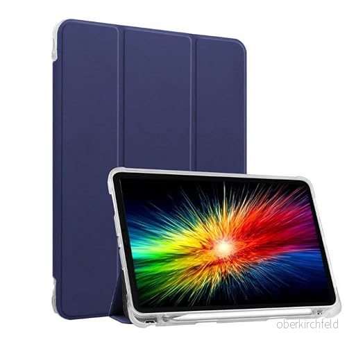 BXGH Case för iPad Pro 11 tum 2022 (4:e generation)/2021 (3:e generation)/2020 (2:a generation), smart case, väckarklocka/automatisk sömn Marinblå 9011704885061