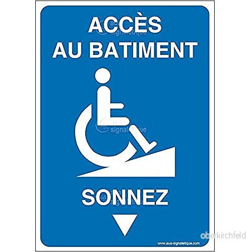 AUA SIGNALETIQUE byggåtkomstpanel ring AI 300 x 420 mm, vinyl självhäftande 3666180048156