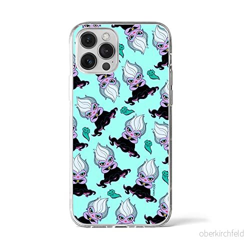ERT GROUP mobiltelefonfodral för Iphone 12 PRO MAX originalt och officiellt licensierat Disney mönster Ursula 005 optimalt anpassad till formen på mobiltelefonen, fodral tillverkad av TPU plast 5905131464217