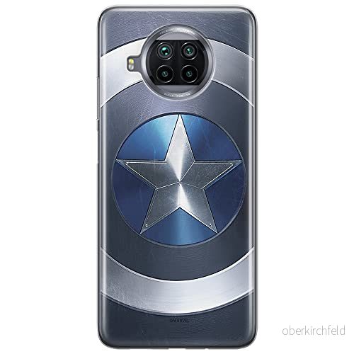 ERT GROUP mobiltelefonfodral för Xiaomi REDMI NOTE 9T originalt och officiellt licensierat Marvel mönster Captain America 005 anpassad till formen på mobiltelefonen, fodral tillverkad av TPU plast 5904805648250