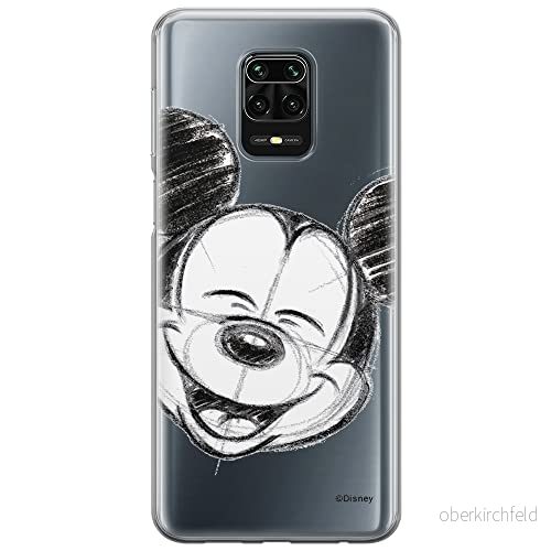 ERT GROUP mobiltelefonfodral för Xiaomi REDMI NOTE 9 PRO/ 9S originalt och officiellt licensierat Disney mönster Mickey 016 optimalt anpassad till formen på mobiltelefonen, gedeeltelijk transparant 5903040312063