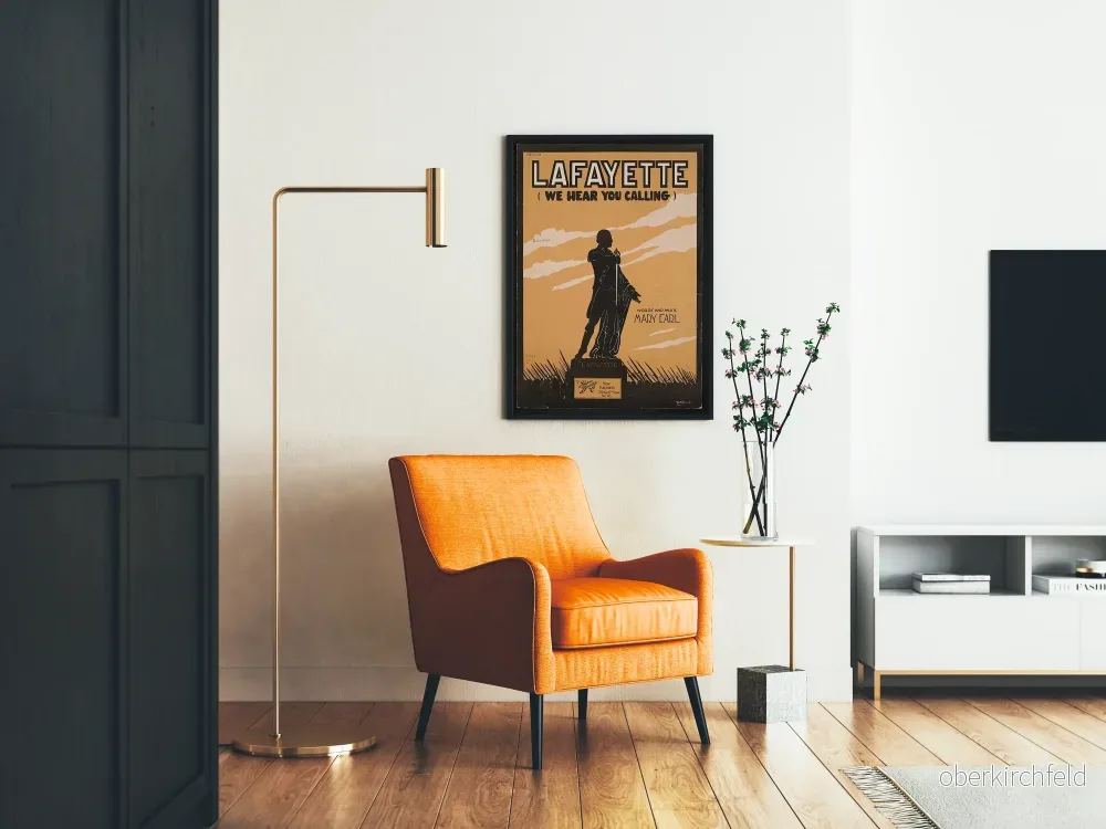 Vintageposter Lafayette We Hear You Calling för väggdekoration - Bild 2
