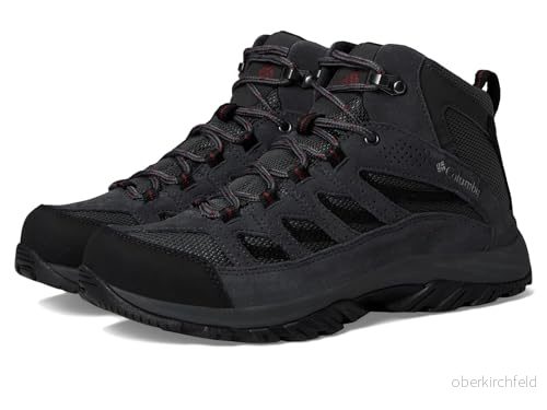 Columbia Crestwood Vattentäta Mid Rise Trekking- och Vandringskängor - Mörkgrå Djup Rost - 43 EU 195981558593