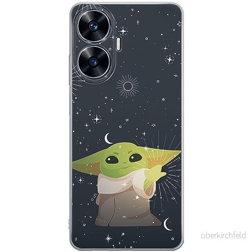 ERT GROUP mobiltelefonfodral för Realme C55 originalt och officiellt licensierat Star Wars mönster Baby Yoda 024 optimalt anpassad till formen på mobiltelefonen, fodral tillverkad av TPU plast 5905511864996