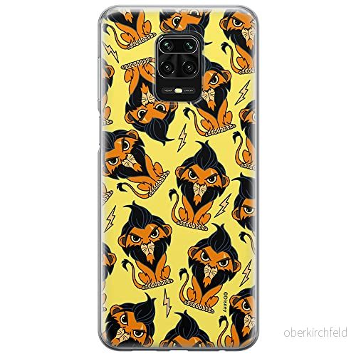 ERT GROUP mobiltelefonfodral för Xiaomi REDMI NOTE 9 PRO/ 9S originalt och officiellt licensierat Disney mönster Scar 002 anpassad till formen på mobiltelefonen, fodral tillverkad av TPU plast 5905131445155