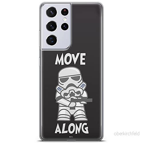 ERT GROUP mobiltelefonfodral för Samsung S21 ULTRA originalt och officiellt licensierat Star Wars mönster Stormtrooper 002 anpassad till formen på mobiltelefonen, fodral tillverkad av TPU plast 5903932389937
