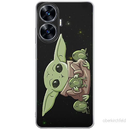 ERT GROUP mobiltelefonfodral för Realme C55 originalt och officiellt licensierat Star Wars mönster Baby Yoda 014 optimalt anpassad till formen på mobiltelefonen, fodral tillverkad av TPU plast 5905511865313
