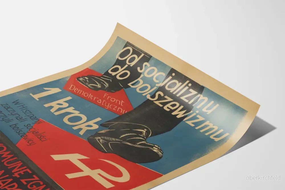 Polsk historisk propagandaposter för socialism till bolsjevism - Bild 3