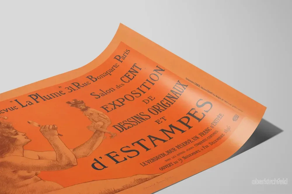 Affisch för Salon des Cent utställning av originalteckningar och grafik - Bild 2