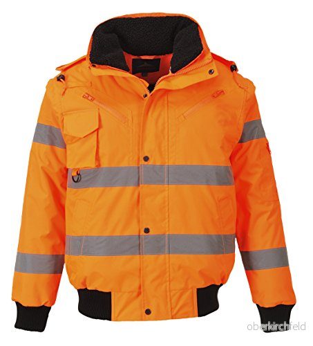 Portwest C467 Hi Vis 3 i 1 jacka Bombardero, XX L, Orange, 5036108249060