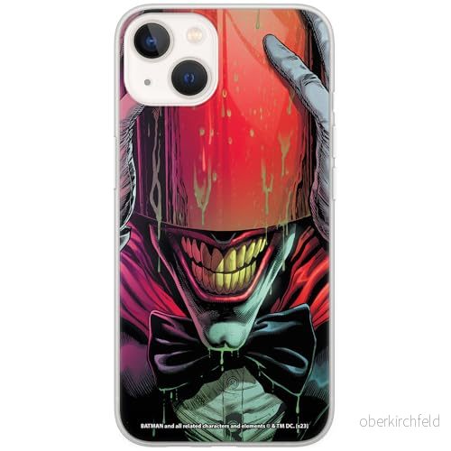 ERT GROUP mobiltelefonfodral för Iphone 13 MINI originalt och officiellt licensierat DC mönster Joker 029 optimalt anpassad till formen på mobiltelefonen, fodral tillverkad av TPU plast 5905795053956