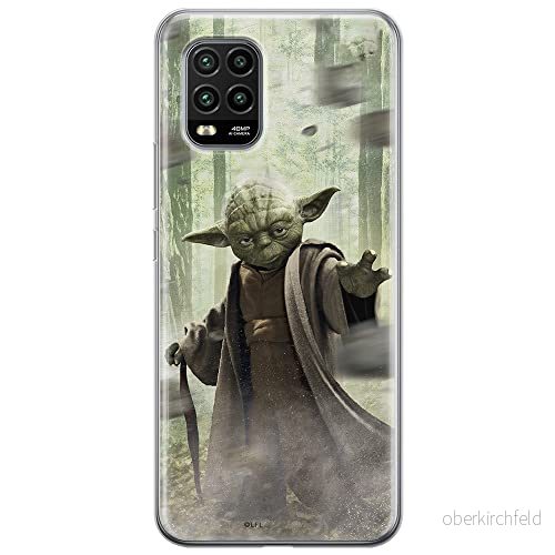 ERT GROUP mobiltelefonfodral för Xiaomi MI 10 LITE originalt och officiellt licensierat Star Wars mönster Yoda 002 optimalt anpassad till formen på mobiltelefonen, fodral tillverkad av TPU plast 5903537165783