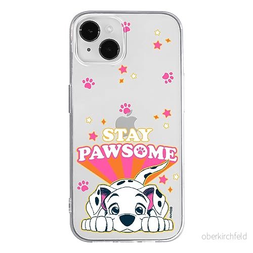 ERT GROUP mobiltelefonfodral för Iphone 14 PLUS originalt och officiellt licensierat Disney mönster Dalmatian 007 optimalt anpassad till formen på mobiltelefonen, gedeeltelijk transparant 5905511991920